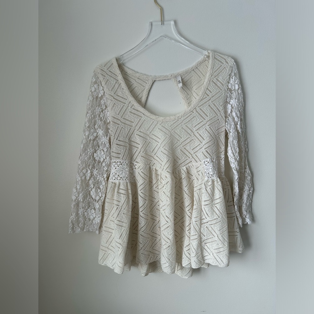 Free people lace shirt